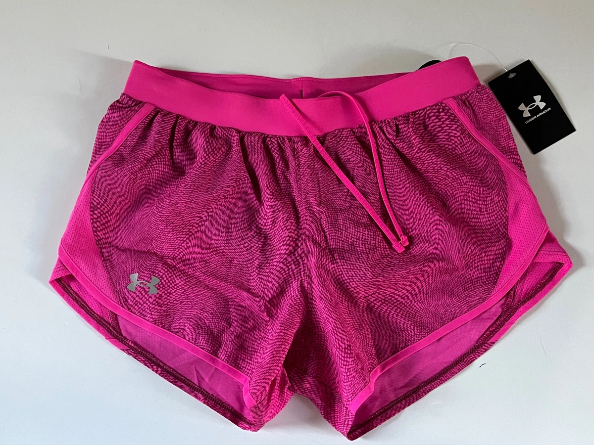 Under Armour Women s Loose Heatgear Fly By 2.0 Running Shorts Size