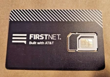 FIRSTNET TRIPLE-CUT SIM CARD for AT&T FIRSTNET ONLY