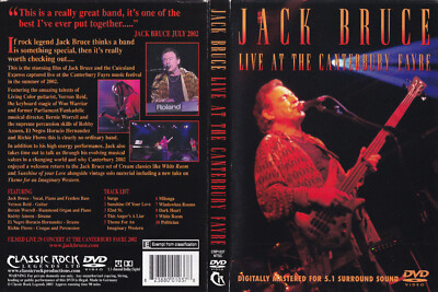Jack Bruce / Live At The Canterbury Fayre in 2002 / DVD von 2003  