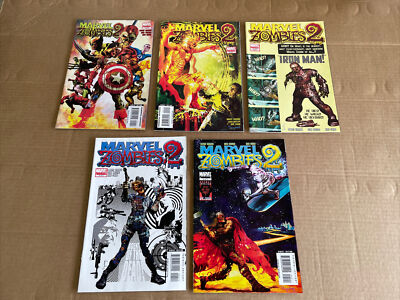 Marvel Zombies 2 #1-5 Complete Set Comic Book Lot Marvel Comics 1 2 3 4 5