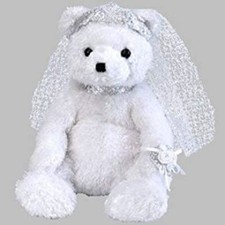TY Beanie Babies Bride The Bear Beanie