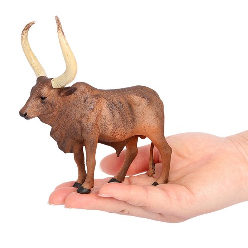 Simulated Animal Model Buffalo Cow Calf Toy Model - Picture 10 of 40