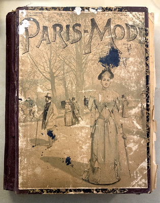 PARIS MODE antikes französisches Modemagazin. Französische Mode 1892. 24 Ausgaben
