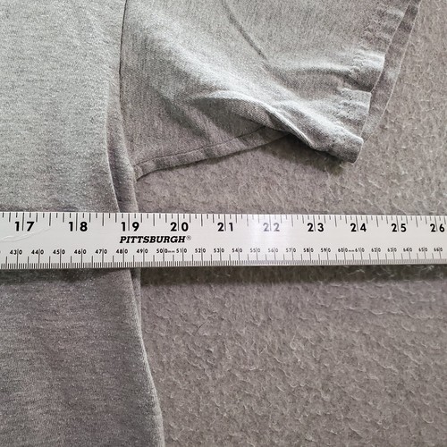 Obey Men T-Shirt Medium Gray Geometric Graphic Short Sleeve Crew Neck - Picture 6 of 7