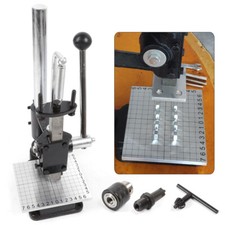 Leather Craft DIY Imprinting Machine Embossing Press Leather Stamp Punching SALE