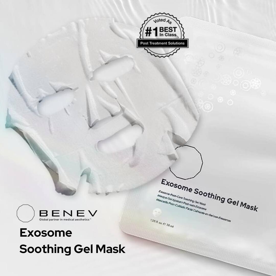 Benev EXOSOME Smoothing Gel Mask Full Box 5 Masks in 1 Box NEW Exp