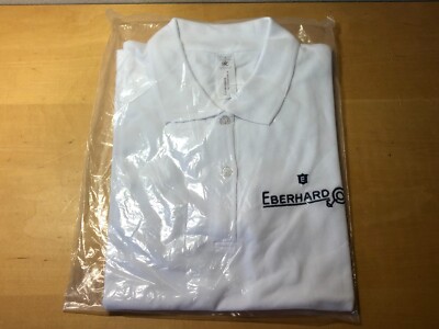 Nuevo - Women Polo Mujer - EBERHARD & Co - Blanco White - Talla L