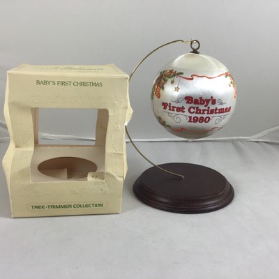 1980 baby's first christmas ornament