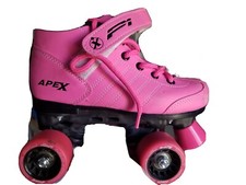 Pacer Apex Kids Rollerskates Size 3 Pink Skate Sports