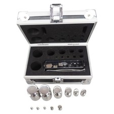 F1 Grade 1mg-200g Stainless Steel Scale Calibration Weight Kit Set w Certificate