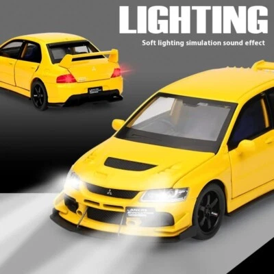 SIKU JDM 1:32 Mitsubishi Lancer Evolution 9 Super Racing Metalllegierung Sammlung