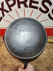 "Fully Restored" Wagner #10 Cast Iron Skillet Pan 12" Early Logo Seasoned Flat