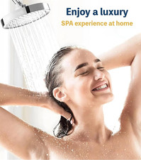 High Pressure Fixed Rainfall Shower Head - Adjustable Overhead Rain Shower Head