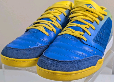 Umbro Chaleira Pro Futsal Soccer Shoes Blue/Yellow Men's Size 7 | eBay