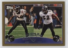 2009 Topps Classic Combos Gold 527/2009 Ed Reed Ray Lewis #326 HOF 0a2