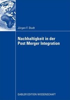 Nachhaltigkeit In Der Post Merger Integration JüRgen Friedrich Studt