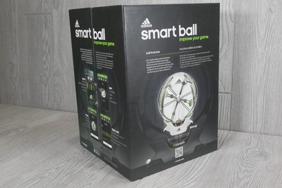 NEW adidas miCoach Smart Ball Size 5 Soccer Ball White Black