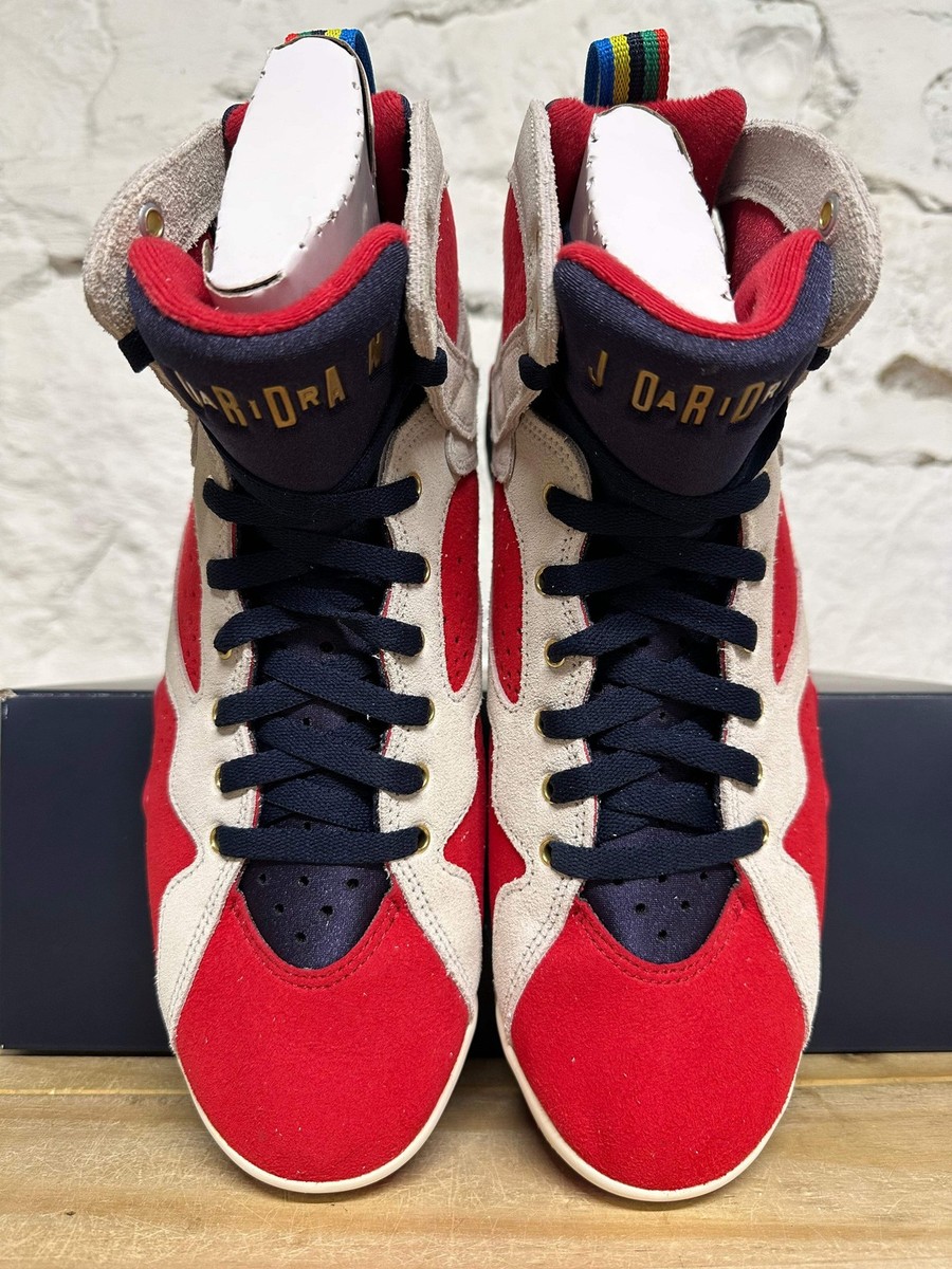 Air Jordan 7 ホワイト/ネイビー/レッド 10 Size 10- Jordan 7 Retro Olympic 2012 | eBay