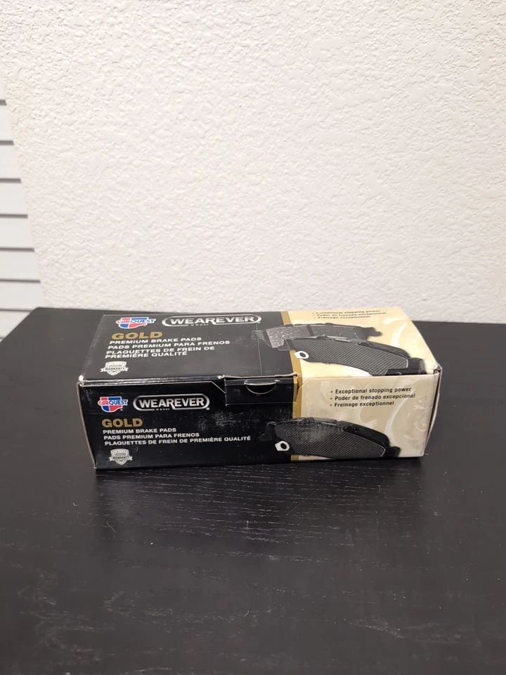 盘式制动垫套装-优质金色陶瓷前刹车片 CARQUEST GNAD1061 — 第 2/3 张图片