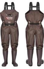 Fishing Chest Waders Men Boots Waterproof 210D Nylon PVC Breathable  Hunting