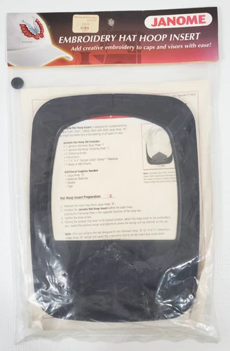 Janome Embroidery Hat Hoop Insert for MC 10001, 10000, 9500, & 300E