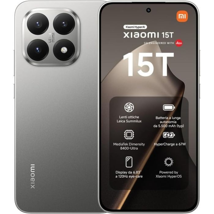 Xiaomi 15t - 5g smartphone - dual-sim - ram 12 gb / interner - Immagine 3
