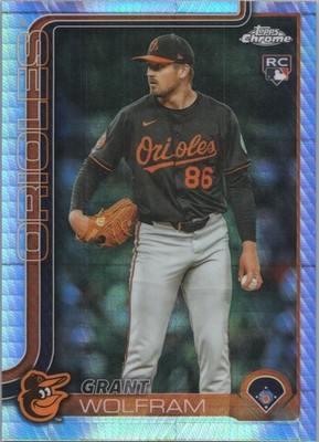 2025 Topps Chrome Update #USC31 Grant Wolfram Prism Refractors
