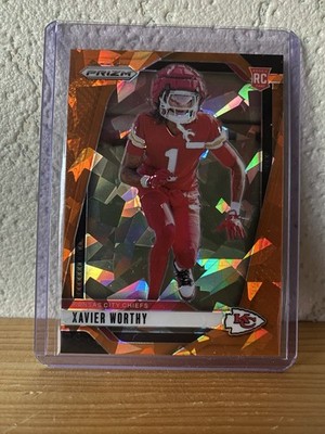 2024 Panini Prizm - Xavier Worthy #399 Orange Ice Prizm (RC)