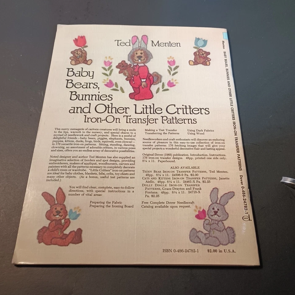 6 Assorted Iron On Transfer Pattern Books Tulip Gick Dover - Image 4 of 4