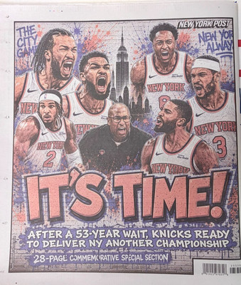 Jalen Brunson NY Knicks vs San Antonio Spurs NBA Finals New York Post 6/3/2026