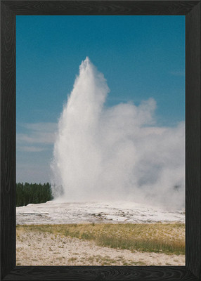 Natur Ausbruch Berg Gerahmtes Wandbild Poster Leinwanddruck Bild