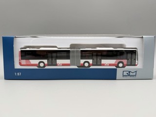 Autobús modelo 064 RIETZE 67235 1:87 MAN Lions City G DVG Duisburg embalaje original EXCELENTE