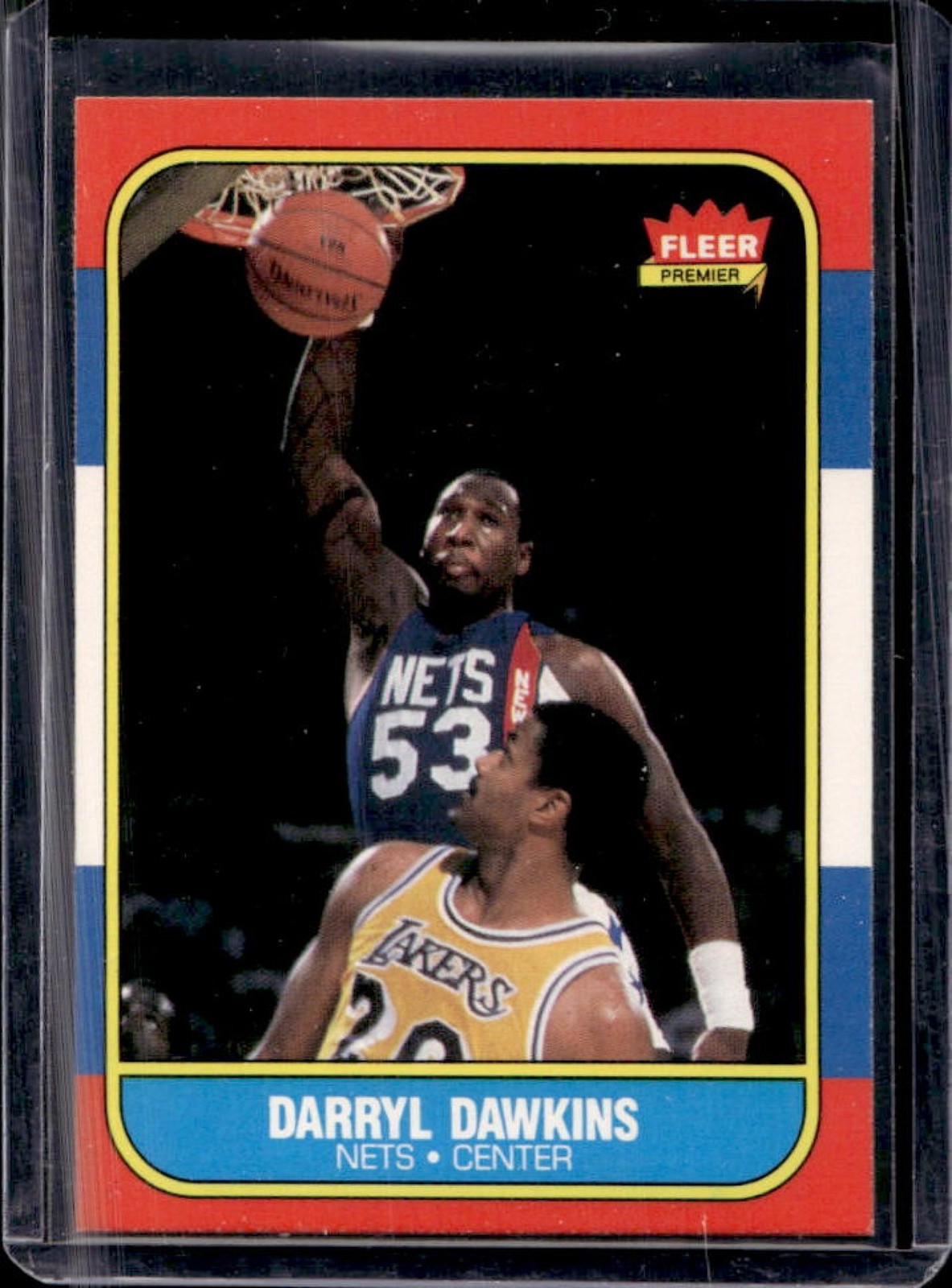 1986-87 Fleer Darryl Dawkins #24 Nets