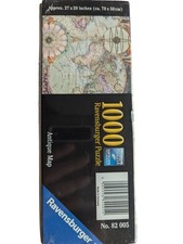 Ravensburger 1000 Piece Antique World Map Jigsaw Puzzle 27x20 Inches New