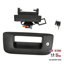 Tailgate Door Handle  Bezel Lock Set, Compatible with 2007-2014 Chevy