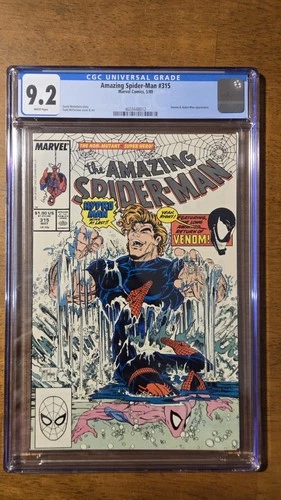 The Amazing Spider-Man #315 May 1989 CGC 9.2 Features Venom