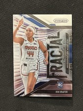 KIKI IRIAFEN 2025 Panini Prizm WNBA FRACTAL RC Washington Mystics Rookie #12 🏀
