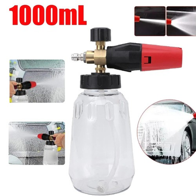 #ad 1 4quot; Snow Foam Pressure Washer Gun Car Wash Soap Lance Cannon Spray Jet Bottle $17.04