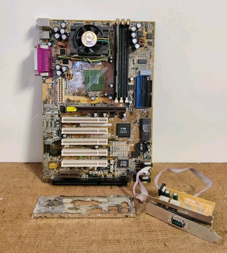 Computer Vintage Motherboard Asus CUV4X ATX - CPU Intel Pentium III - RAM✅