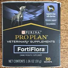 Purina FortiFlora Pro Plan Probiotic DOG Supplement 30 Sachets READ DESCRIPTION