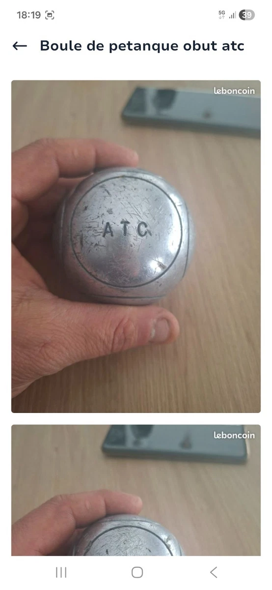 3 French OBUT Vintage Jeu De Boules Petanque Balls and a Singapore