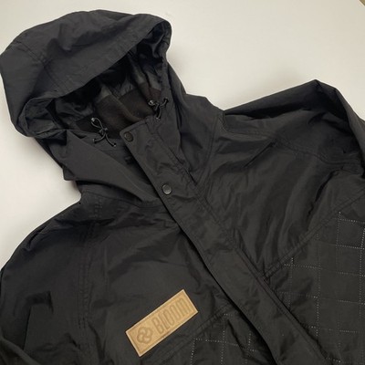 Bloom Outerwear Hooded Ski Jacket Men s M Full Zip Quilted Inside Mesh Pockets