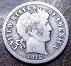 1912-2 Barber Dime (G)