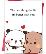 Funny Valentine's Day Card for Him Her, Romantic Valentines Day Card Gifts for H