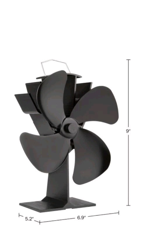 Stove Fan Wood Stove Fan Silent Flue Pipe Hanging Fireplace Fan 