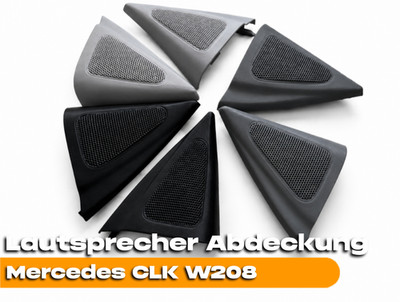 Passend für Mercedes CLK W208 Spiegel Dreieck Lautsprecher Abdeckung 2087250111