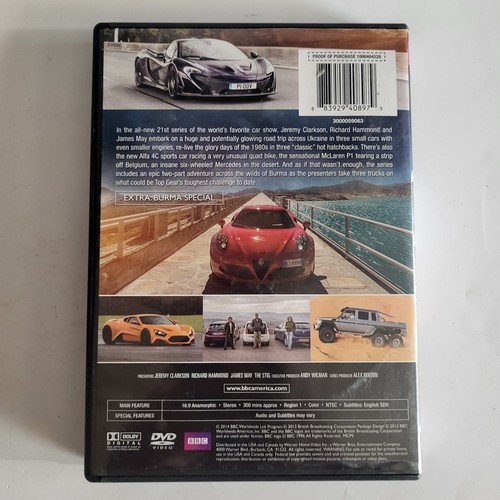 Top Gear 21 Complete Season (DVD 2014) 3 Disc Set - Picture 3 of 7