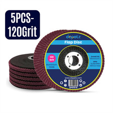 Flap Discs 115mm 4.5" 120 Grit Grinding Sanding Aluminum Oxide 5X 10.29 per disc