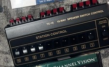 10-Way Speaker Switch Master Control Box TC-10 Station Control
