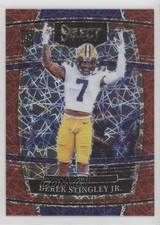 2022 Panini Select Draft Picks Concourse Red Lazer Prizm Derek Stingley Jr 0a4r